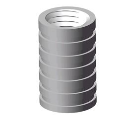 FERRULE ONLY 3/8'' BLACK