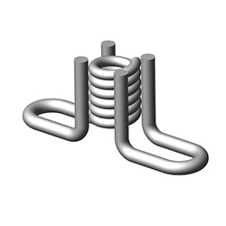 THIN SLAB FLARED COIL 3/4''X2-5/16" PLAIN