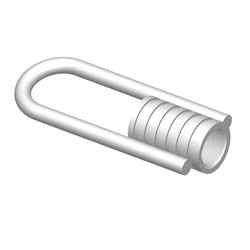 STRAIGHT FERRULE LOOP 1''X6-1/8'' PLATED