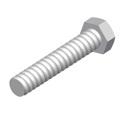 COIL BOLT 1/2" X 2, PLAIN