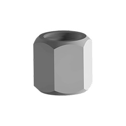 CN-25 COIL NUT 1-1/2" HEAVY DUTY PLATED