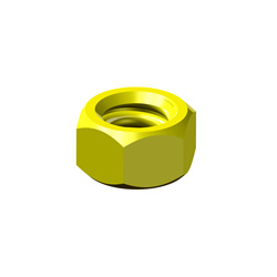 COIL NUT 3/4'' YELLOW DIP