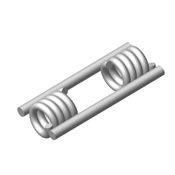 COIL TIE 2 STRUTS 3/4''X5'' PLATED