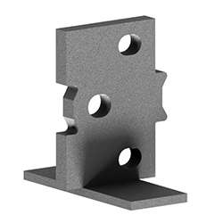 INSULATED ANCHOR 10T 4X8" W/PLATE BLACK