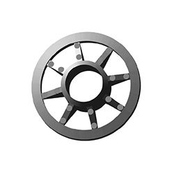 10MM BLACK SPUN CAST WHEEL