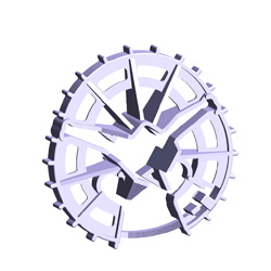 LOCKING WHEEL 1-1/4'', #3 & 4 BAR (800/CTN.)