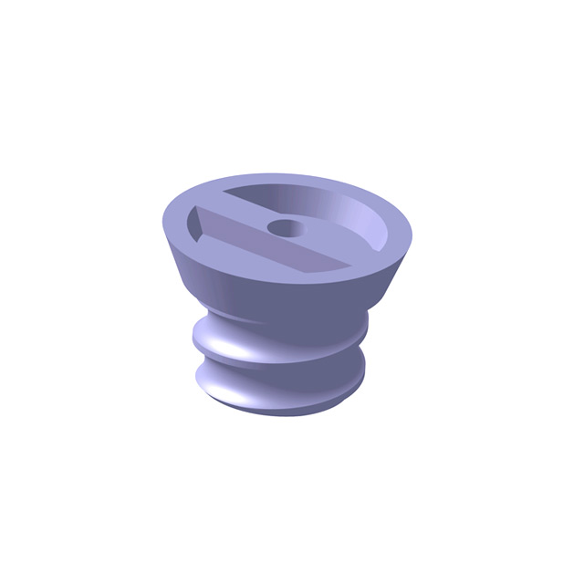 THREADED PLASTIC PLUG 1/2'' COIL