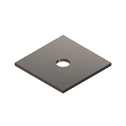 FLAT WASHER FOR 1" COIL BOLT 5"X5"X1/2"
