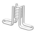 THIN SLAB FLARED COIL 3/4''X3'' PLATED