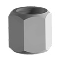 CN-25 COIL NUT 1" HEAVY DUTY, BLACK