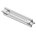 COIL TIE 4 STRUTS 1''X12'' PLATED