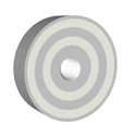 ROUND MAGNET 2-1/16''X9/16'' W NC THREAD