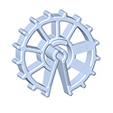 REBAR WHEEL 1'' COVER, #2-3 BAR (2000/CTN.)