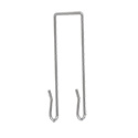 V HANGER 1/8" WIRE DIA. 5-1/4" L X 1-5/8" W WITH 1/2"X1-1/2" HOOK IN 304SS