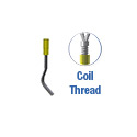 WAVED TAIL 2T COIL THREAD 3/4"