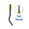 WAVED TAIL 8T COIL THREAD 1-1/4"